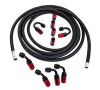 5Meters/16.4FT AN6 carburante olio tubo del gas linea Tubo Raccordo Adattatore