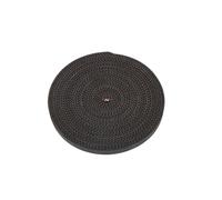 5M. 6mm PU con anima in acciaio Cinghia dentata in fibra di vetro in gomma GT2 Cintura colore nero 2GT Cintura dentata aperta 6mm Larghezza 5M for stampante 3d(B type)