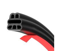 5m Autoadesiva Guarnizione Auto 6 Buche Impermeabile Guarnizione Portiera Auto Gomma Adesiva Auto, Riduzione del Suono Gomma Protezione per Bordo Portiera Guarnizioni Auto per Porte, Cappe (Nero)