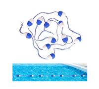 5m Corda Galleggiante per Piscina per Dividere La Piscina con Due Ganci in Acciaio Inossidabile, Linea della Corda della Boia della Piscina per Piscine Interne Ed Esterne