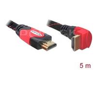 DELOCK 82688 - Cavo HDMI ad alta velocità inclinato verso il basso di 5 m
