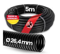 5m Kalitec Tubo Ondulato 26,4mm Chiusa Non Tagliato Isolante Auto