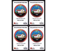 5m Mcdonald's: San Pedro, Costa Mesa , Westminster, Gaffey - Set Di 4 Phone Card