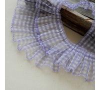 5M Merletto A Ruffles Pieghettato In Rete Rifinitura In Pizzo Tessuto Cucito