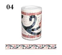 5M Muro da Parete Bordi Adesivi Autoadesivo Mosaico Floreale Parati Decorazione