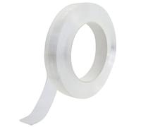 5M Nastro biadesivo Extra Forte, 2 mm di spessore, 20 mm di larghezza, Lavabile Trasparente Sottile Nano Tape,nastro trasparente su entrambi i lati, per tappeti, foto, pareti