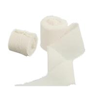 5m/Roll Frayed Silk Ribbon Edged Wrinkle Chiffon Handmade Ripped Wedding Party Flower Bouquet Packing Decorations DIY Craft(Color21)