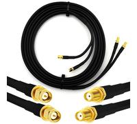 5m SMA Maschio a SMA Femmina Cavo Coassiale Doppio - Twin HF-240 (equivalente a LMR 240) prolunga per LTE Antenna esterna 4G 5G 6G Modem Amplificatore GSM Router WIFI Ripetitore cellulare