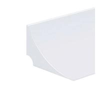 5M Striscia di Ritenzione, Barriera d'acqua per Doccia, Silicone per Stop Acqua Soglia, Arresto Autoadesivo, Protezione Pieghevole Bagno (Bianco/5 m)