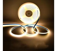 5M Striscia dimmerabile DC12V 3000K 400LEDs/M 10W/M LED, striscia di luce a nastro dimmerabile LED striscia per la decorazione domestica della cucina della camera da letto, nessun alimentatore