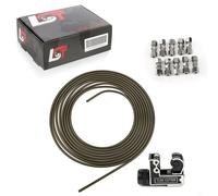 5m Tubo Freno Tubazione Del Acciaio Ø 4,75mm Set + 10 Connettore Rapido per Mini