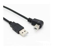 5m USB 2.0 A Male to USB B Male 90 Degree Right Angle Printer Scanner Cable