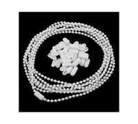 5M White Replacement Vertical Hanging Link 20 Connector Clips Can be Used for Vertical Curtain