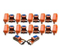 5m X 50 Mm 10pcs Cinturino Professionale Da 2 Tlg 5 Metri 2 Tonnellate