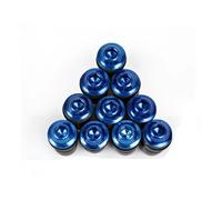 5mm 10PCS Moto Parabrezza Bulloni Carenatura Montaggio Parabrezza Vite Per Zx6r Zx10r Zx7r Zx11 Z900 Z750 Z1000 Kit bulloni carenatura(Blu)