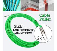 5mm 5M-50M Cavo Push Puller POM Condotto di Filo Nastro di Pesce Condotto Condotto Infila Cavo Elettrico Elettricista Cablaggio Strumento di Aiuto