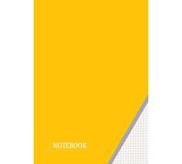 5mm Graph Paper | B5 Size Notebook | 110 Pages | Edge-to-Edge Grid | Squared Math & Drawing Book | Soft Cover in Honey Gold