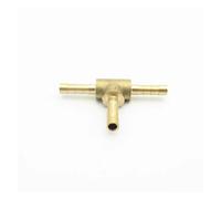 5mm Hose Barb Equal Tee Type 3 Way Brass Barbed Pipe Fitting Coupler Connector Adapter For Fuel Gas Water