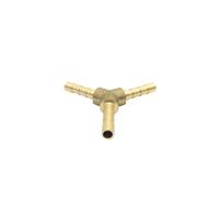 5mm Hose Barb Equal Y Type 3 Way Brass Barbed Pipe Fitting Coupler Connector Adapter For Fuel Gas Water
