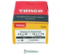 5mm X 30mm Pozidriv Doppio a Testa Svasata Zp Solo Truciolare Viti Legno 200 Set