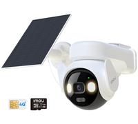 5MP 4G LTE Telecamera Esterno Senza Fili con Pannello Solare Aov Pt 4g 5mp