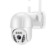 5MP IP Camera Outdoor 3MP Ai Human Detection Auto Tracking Telecamera PTZ 1080P Colore IR Visione notturna CCTV di sicurezza domestica Rilevamento del movimento(2MP Add 64G Card)
