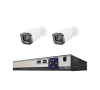 5MP PoE NVR Kit Color Night Face Detect (1T, 4CH NVR x 2Cameras)