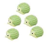 5pack Grooming Massaggio Pettine Ricci Forma Plastomer Graffi Facile Installare Strumento di Gioco Verde E Giallo Gatti Giocattolo