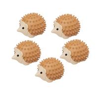 5pack Grooming Massaggio Pettine Ricci Forma Plastomer Graffi Facile Installare Strumento di Gioco Verde E Giallo Gatti Giocattolo