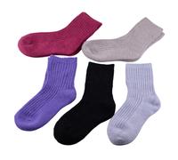 5Pair Toddler Baby Kids Boy Girl Cashmere Wool Thick Socks Warm Winter 1-12Years