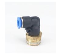 5pc 1/2" Male to Fit Tube O/D 8mm Pneumatic Elbow Push In Connector Union Quick Release Air Fitting Plumbing