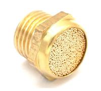 5PC 1/4" BSP Male Thread Brass Flat Cylinder Pneumatic Air Breather Silencer Muffler Connector fitting