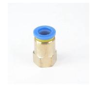 5pc 1/4" Female to Fit Tube O/D 10mm Pneumatic Push In Connector Union Quick Release Air Fitting Plumbing