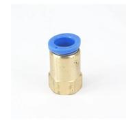 5pc 1/4" Female to Fit Tube O/D 12mm Pneumatic Push In Connector Union Quick Release Air Fitting Plumbing
