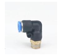 5pc 1/4" Male to Fit Tube O/D 8mm Pneumatic Elbow Push In Connector Union Quick Release Air Fitting Plumbing