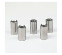 5pc 1/8 "BSP Filettatura Femmina 304 Tubo In Acciaio Inox Raccordo Pieno Presa Rotonda Connettore per Acqua Olio Aria