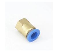 5pc 1/8" Female to Fit Tube O/D 10mm Pneumatic Push In Connector Union Quick Release Air Fitting Plumbing