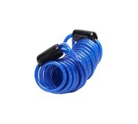 5pc 1M/1.5M/2.5M Cavo a molla for bici Blocco antifurto Corda Disco allarme Moto Protezione Promemoria di sicurezza Accessorio Per Biciclette(Color5,1m)
