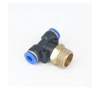 5pc 3/8" male to Fit Tube O/D 6mm Pneumatic Tee 3 Way Push In Connector Union Quick Release Air Fitting Plumbing