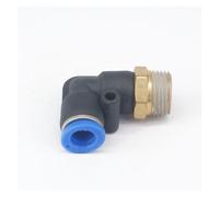 5pc 3/8" Male to Fit Tube O/D 8mm Pneumatic Elbow Push In Connector Union Quick Release Air Fitting Plumbing