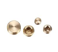 5PC Brass Inner Hexagon Pipe Connector 3/8" BSP Male Thread Countersunk End Pneumatic Fitting