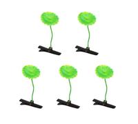 5pc Fermagli per Capelli Divertente Erba Clip Clip Capelli Pin Fagiolo Germogli Accessori Forcine Styling Artiglio Erba Mushro Morsetto Copricapo Antenna