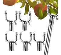 5PC Gli alberi supportano canne | Branch Support Canne alberi metallici | Spettacolo supporto giardino resistente allo stress | Pianta alberis frutto ramo supporta lo strumento fissaggio ornamentale