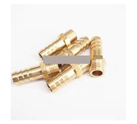 5pc Hose Barb I/D 10mm x M12x1.25 Metric Male Thread Brass coupler Splicer Connector fitting for Fuel Gas Water