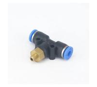 5pc M5 Male to Fit Tube O/D 4mm Pneumatic Tee 3 Way Push In Connector Union Quick Release Air Fitting Plumbing