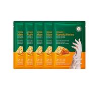 5PC Maschera per Mani Guanti Idratanti, Maschera mani alla vitamina E, Hand Mask, Nutre in Profondità la Pelle, Previene la Secchezza Cutanea, Illumina il Tono Della Pelle