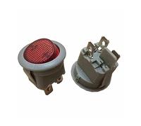 5pc MR Series boat-shaped switch 23mm circular 3-pin 2-position with light 10A250V T125/55