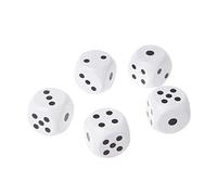 5Pcs 0.78In Sei Parteggiati Giochi Bianco Incisione Bambini Educativo Digitale Numero Di Legno Per Il Partito Famiglia Bag