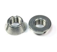 5pcs 1/2-13 Tri-Groove a Prova di Manomissione Sicurezza Dadi Zamak 5 Zinco