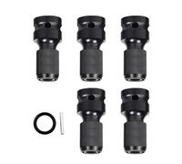 5pcs 1/2 Pollice Azionamento Quadrato Per 1/4 Adattatore Esagonale Per Impatto Ratcheting Viti Rilascio Rapido Valigia Di Elettrico Adattatore Convertitore